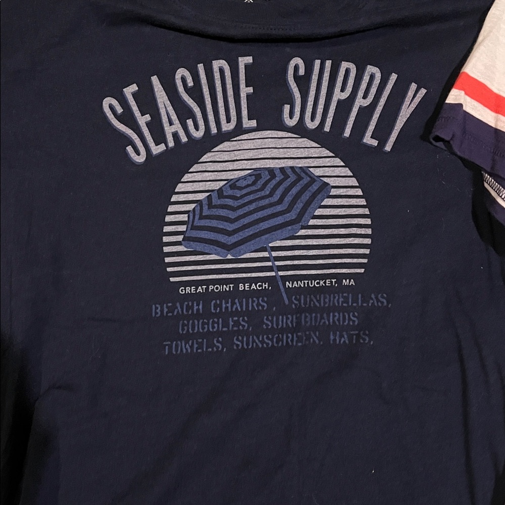 J. Crew Navy and White womens T-Shirt Duo 2 for $14 size small - Picture 4 of 4